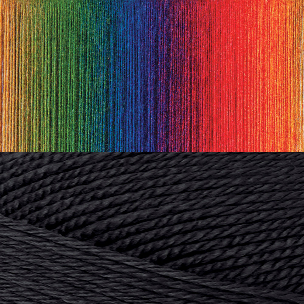 Snowscape Overlay Mosaic Blanket