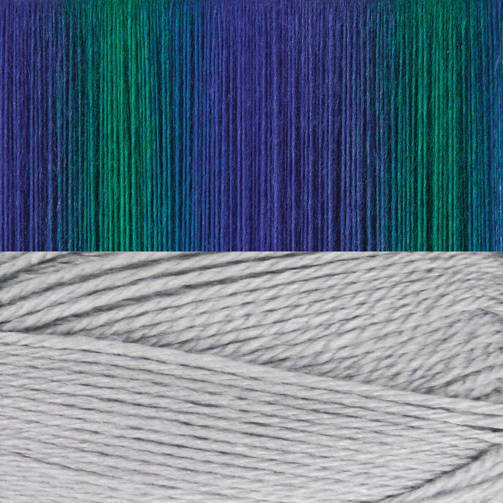 Snowscape Overlay Mosaic Blanket