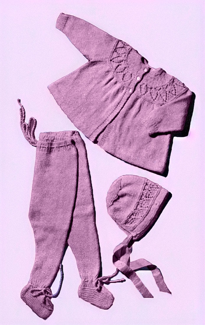 Patron d'ensemble 3 pièces pour bébé