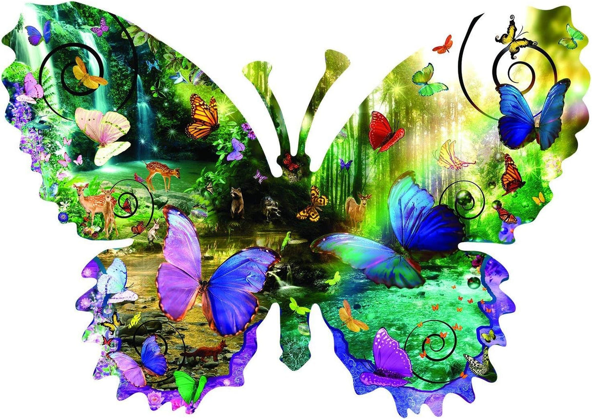 Forest Butterfly Jigsaw Puzzle