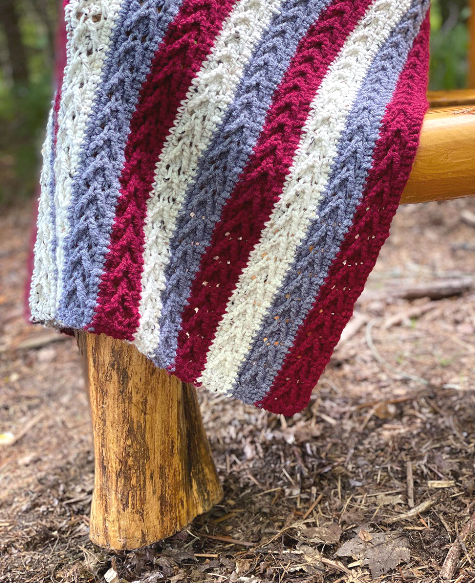 Striped Arrowhead Throw