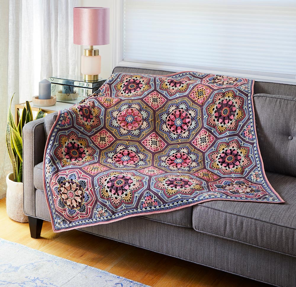 Sandalwood Persian Tiles Throw