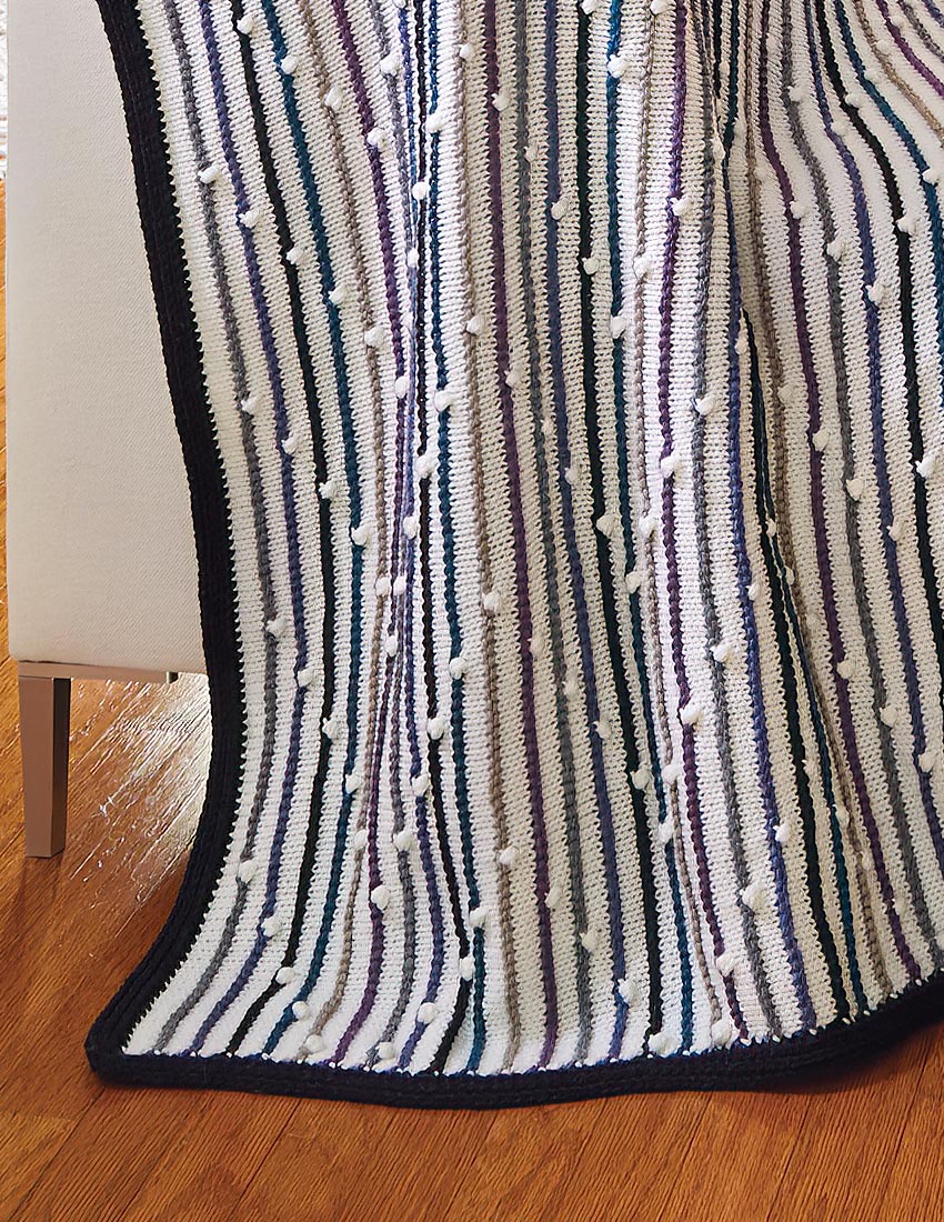 Stripes and Chevrons Afghan Pattern