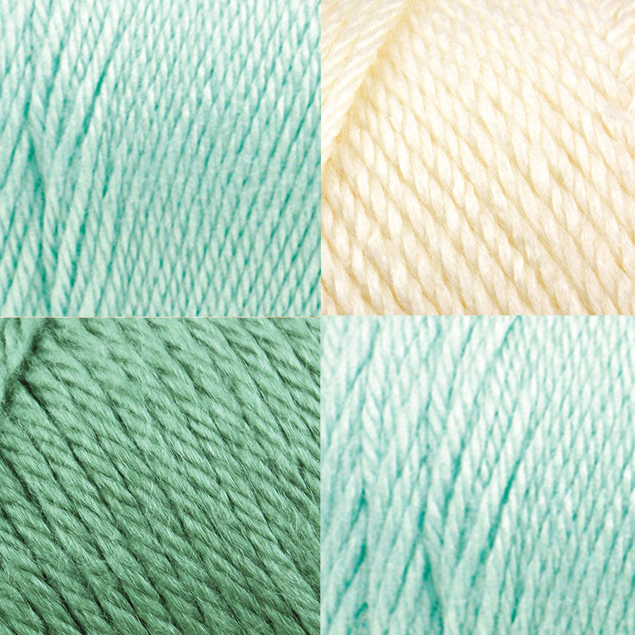 Couverture pour bébé au crochet vichy