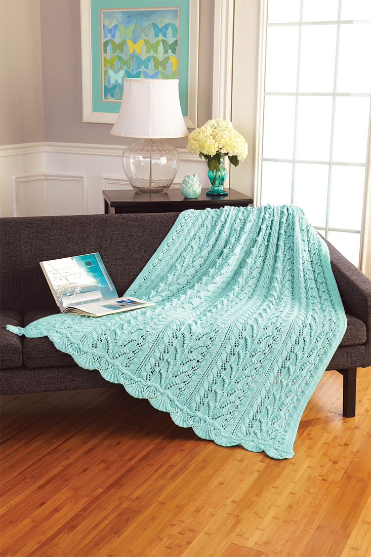 Lilies & Lace Throw Pattern