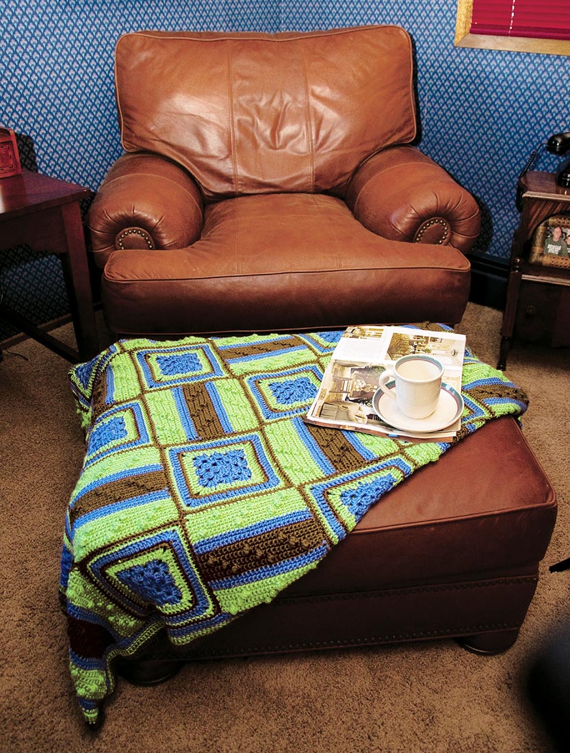 Nature's Path Throw Pattern