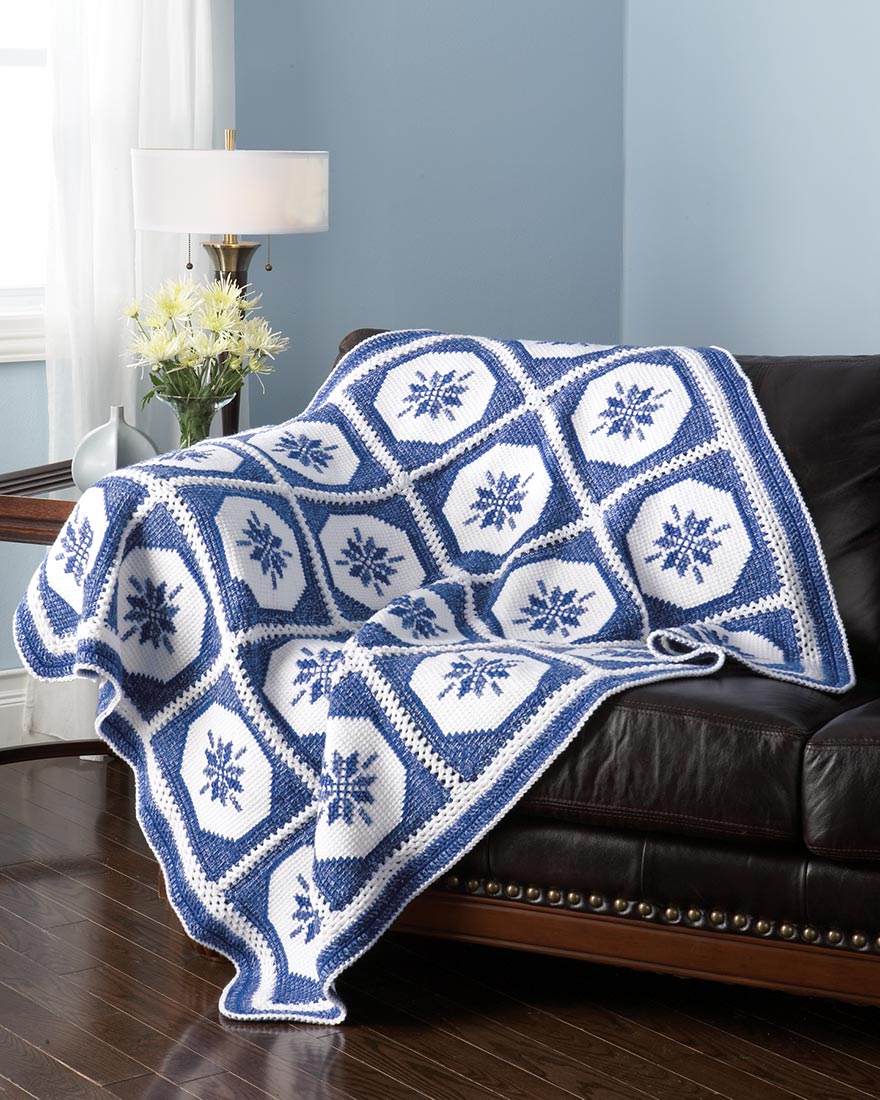 Delft Blue Afghan Pattern