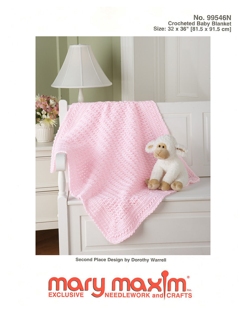 Modèle de couverture pour bébé au crochet