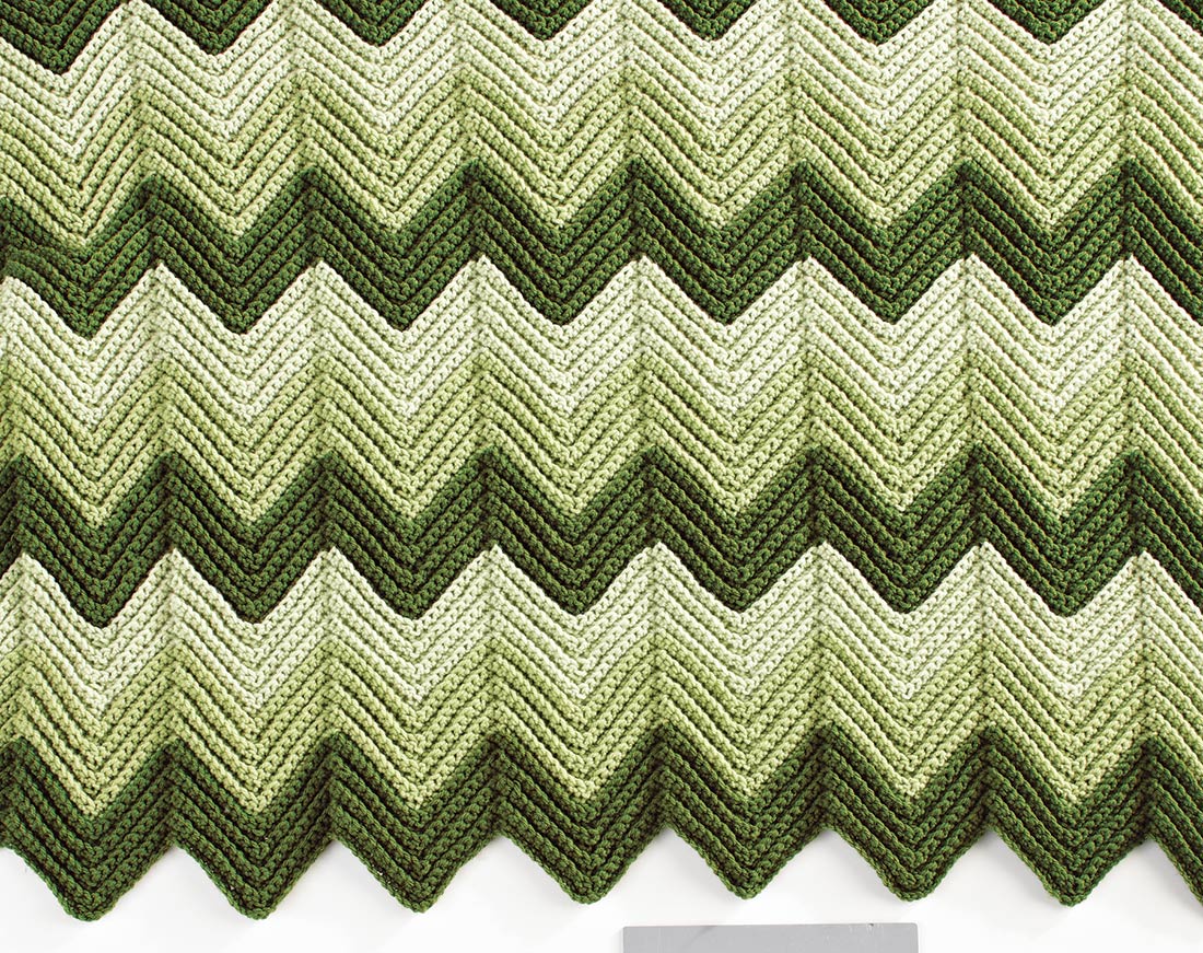 Ripples Galore Throw Pattern