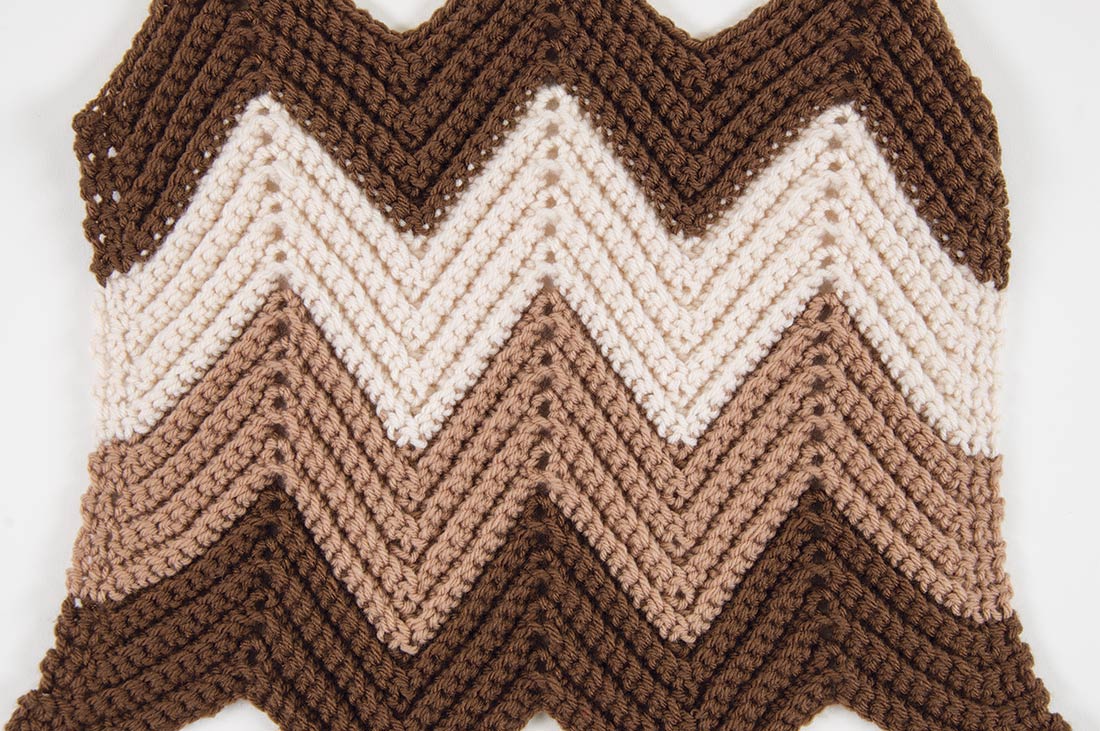 Ripples Galore Throw Pattern