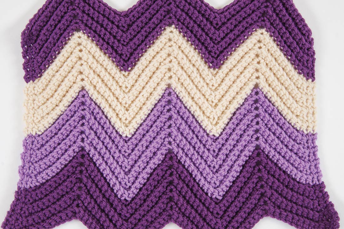 Ripples Galore Throw Pattern