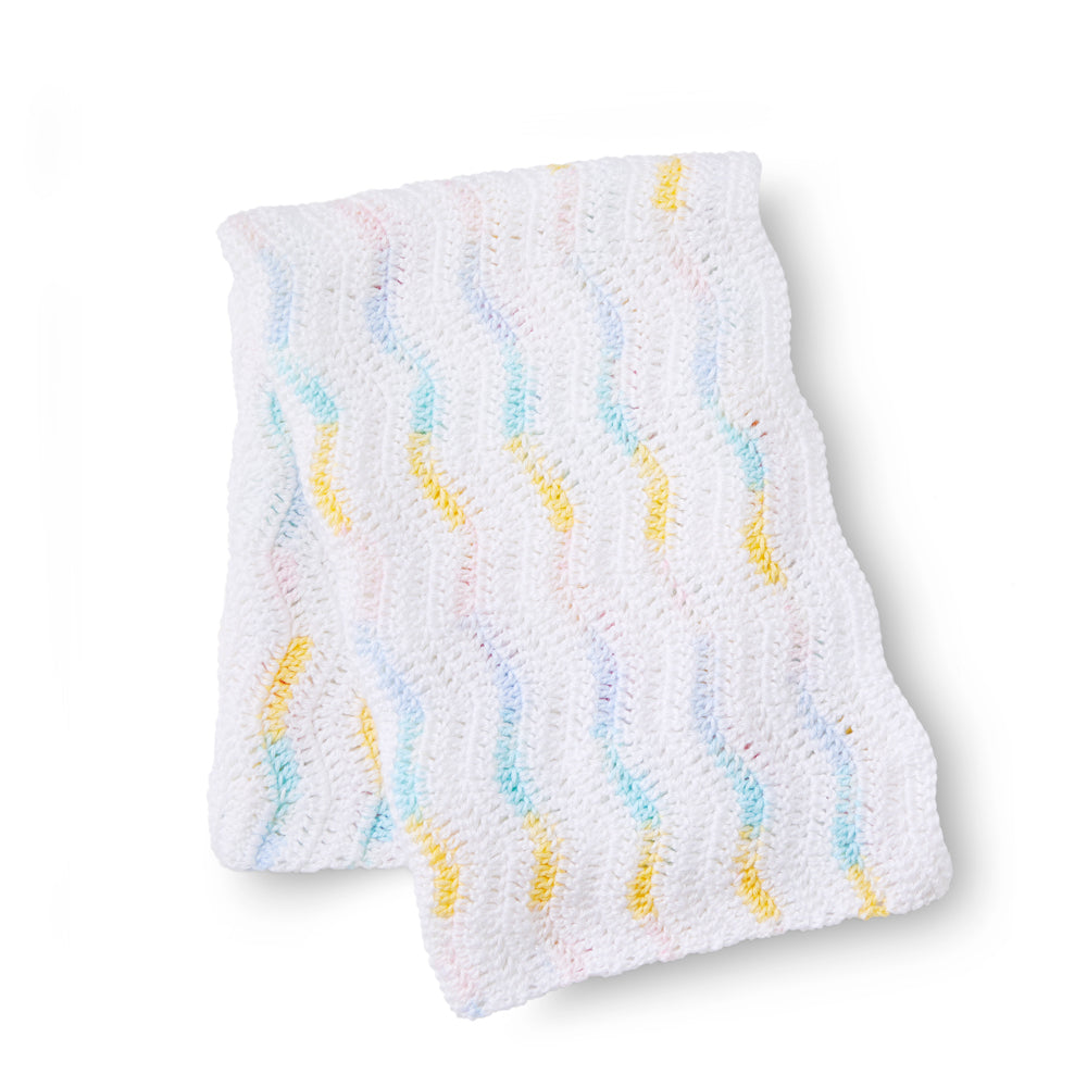 Couverture au crochet à vagues paisibles