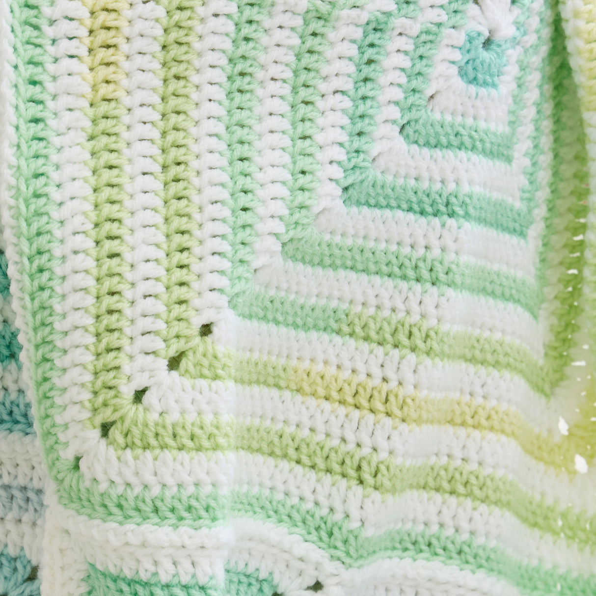Cattywampus Squares Baby Blanket