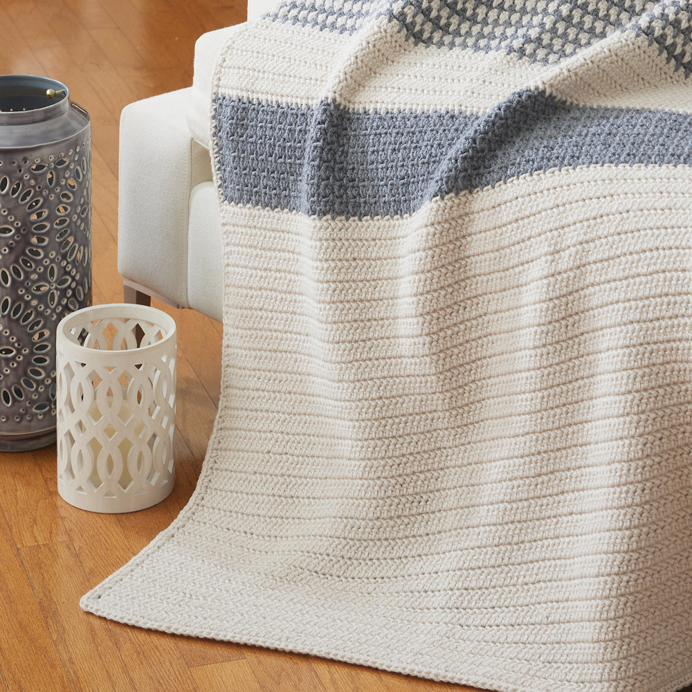 Jeté au crochet moderne