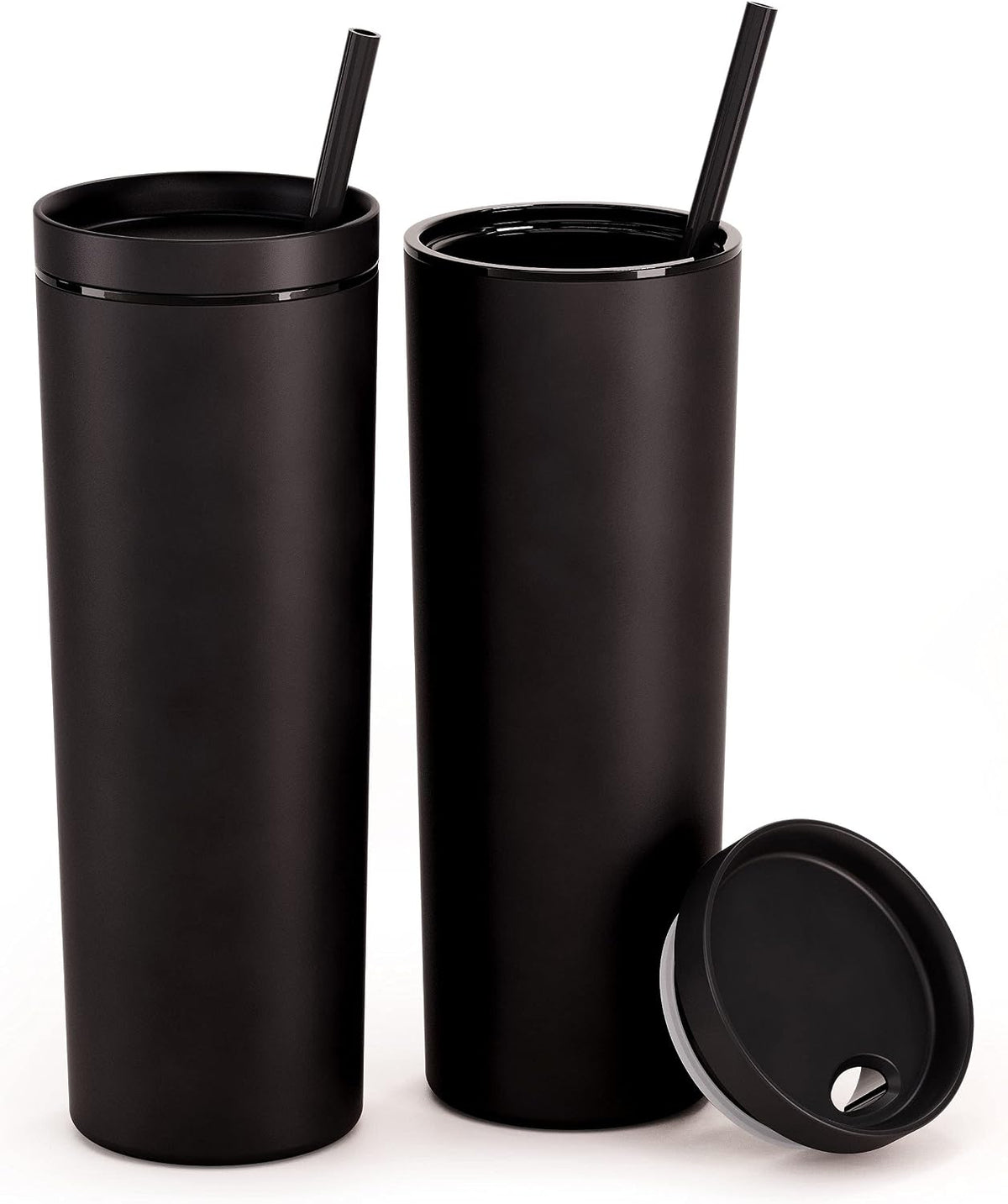Skinny Tumbler - 18 oz Soft Touch Matte Finish