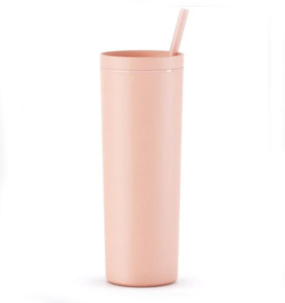 Skinny Tumbler - 18 oz Soft Touch Matte Finish