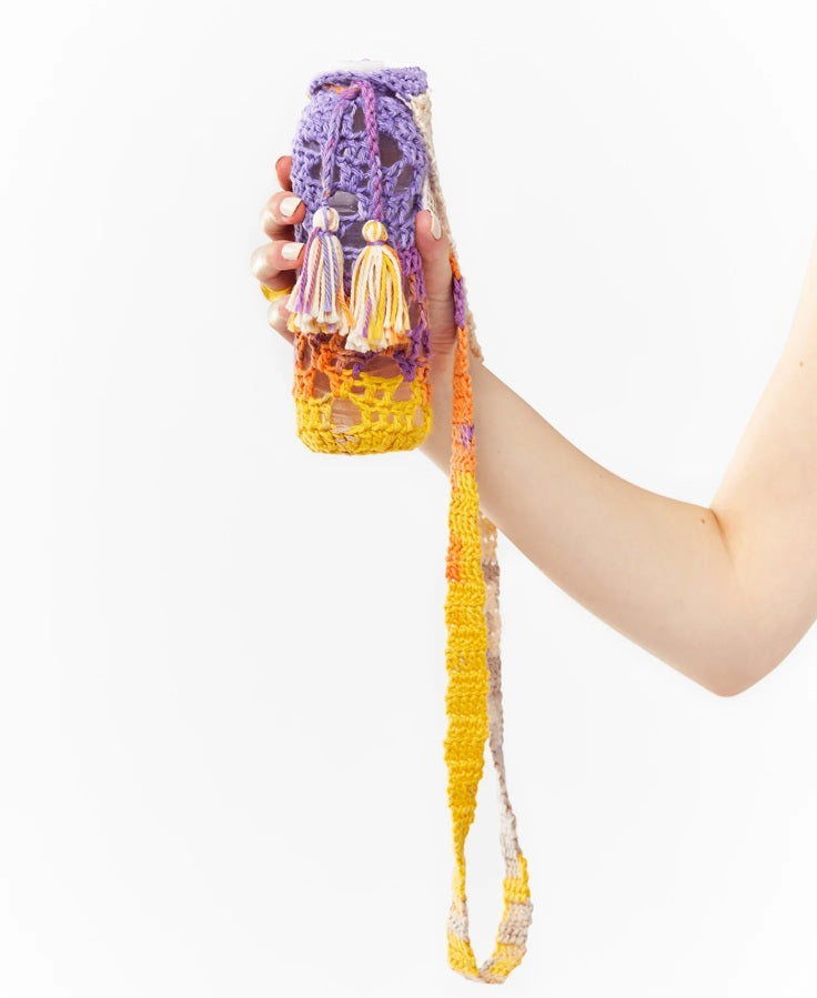 Free Boho Water Bottle Crochet Pattern