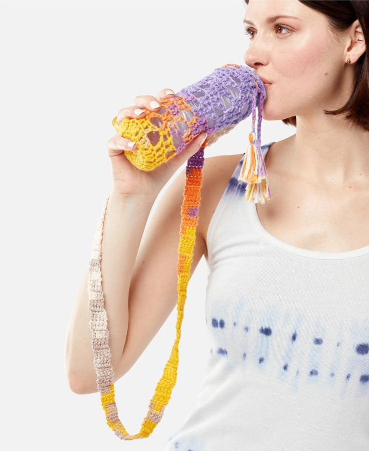 Free Boho Water Bottle Crochet Pattern