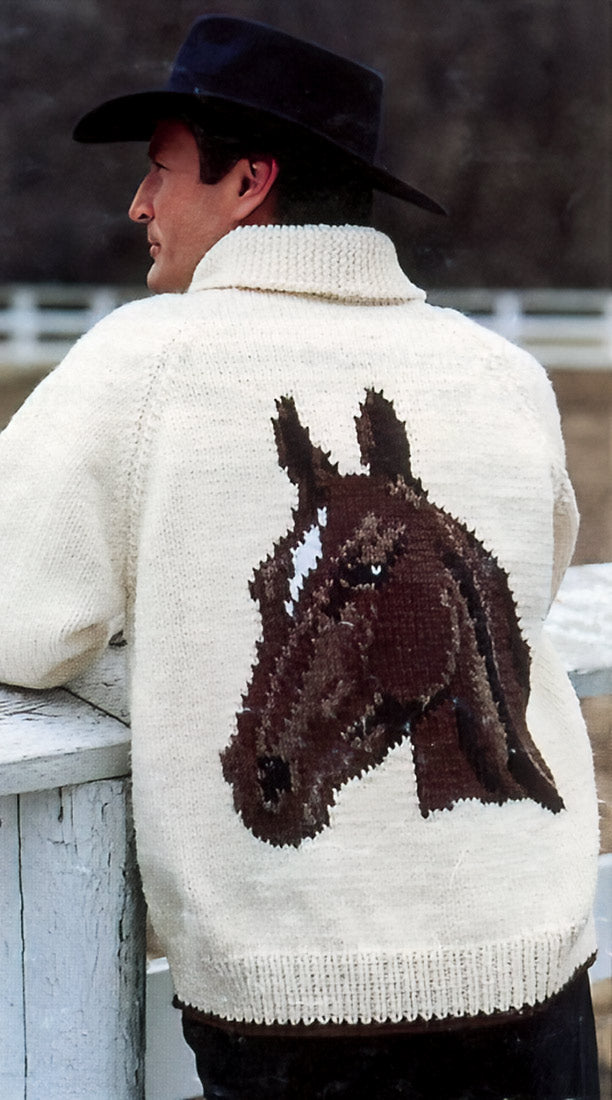 Modèle de veste de cheval marron