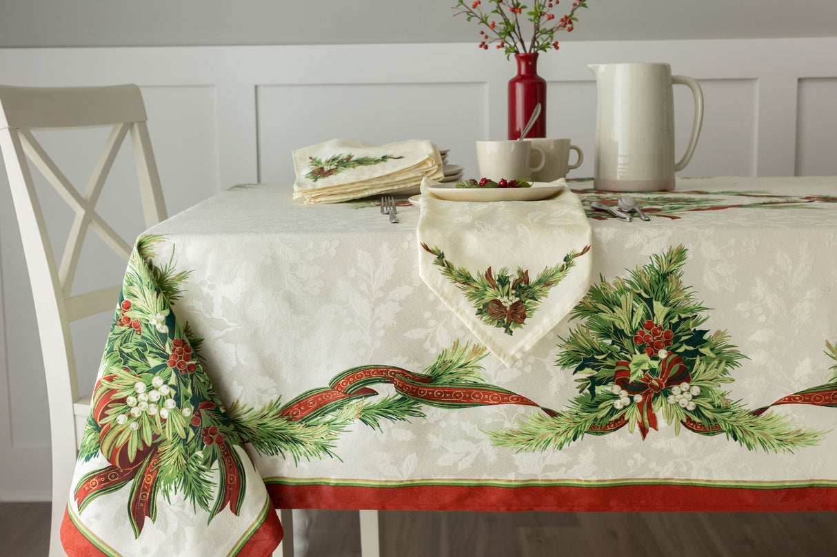 Christmas Ribbons Tablecloths