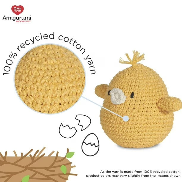 Colin the Chick Amigurumi Kit