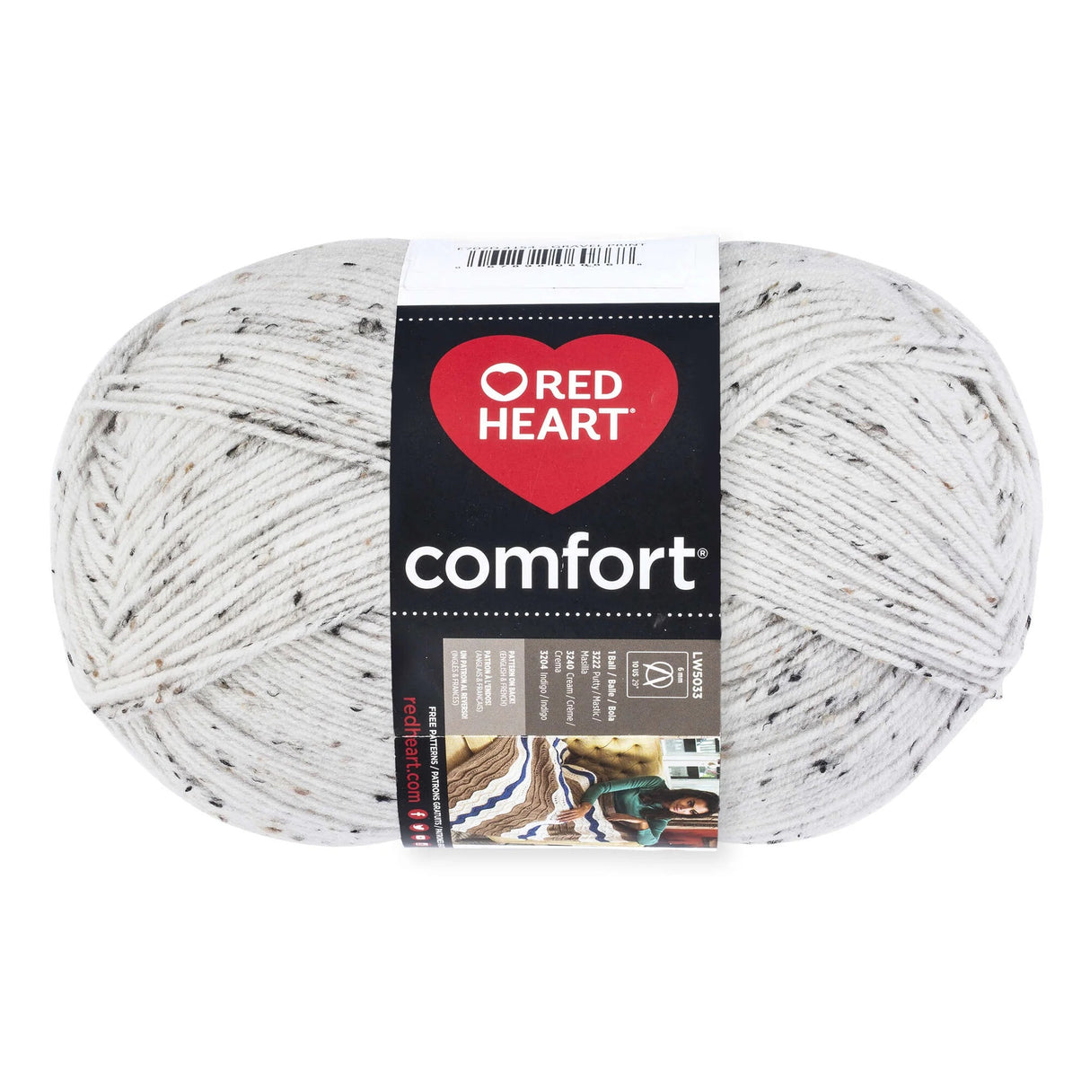 Fil confort coeur rouge