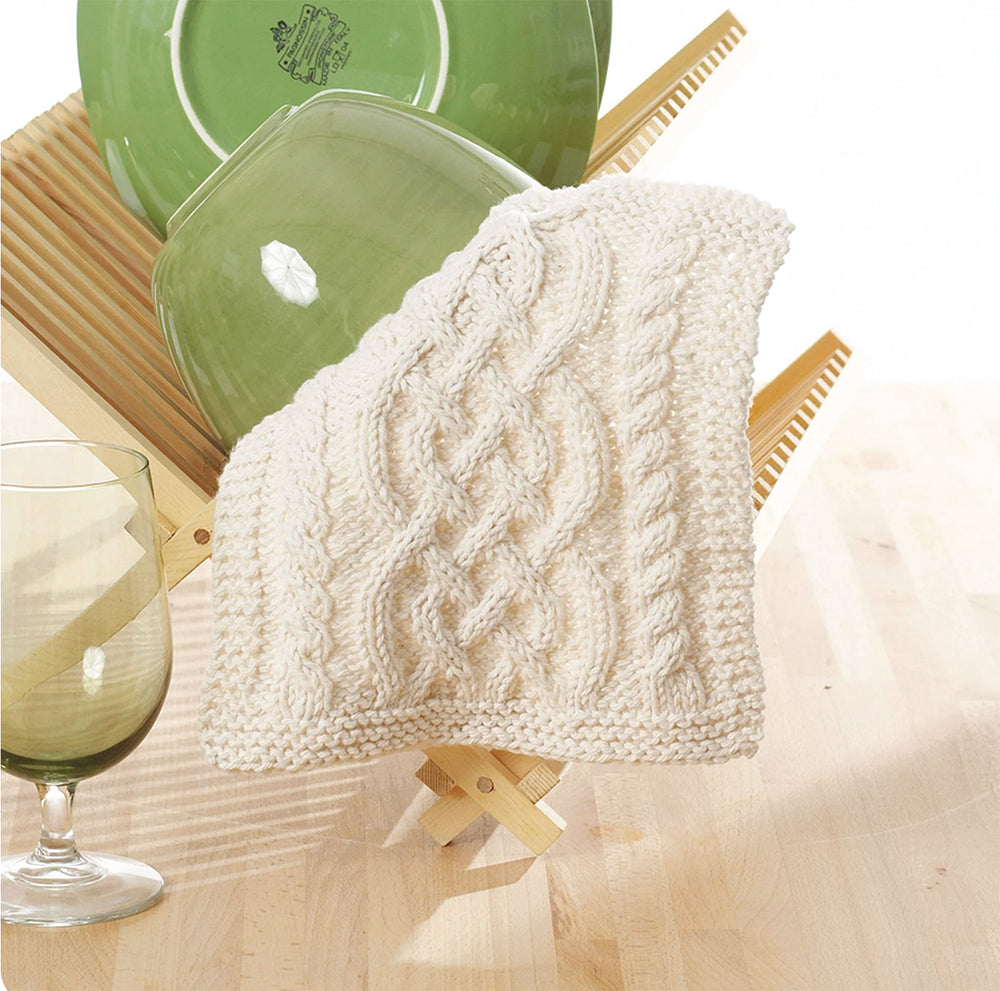 Free Celtic Cables Dishcloth Pattern