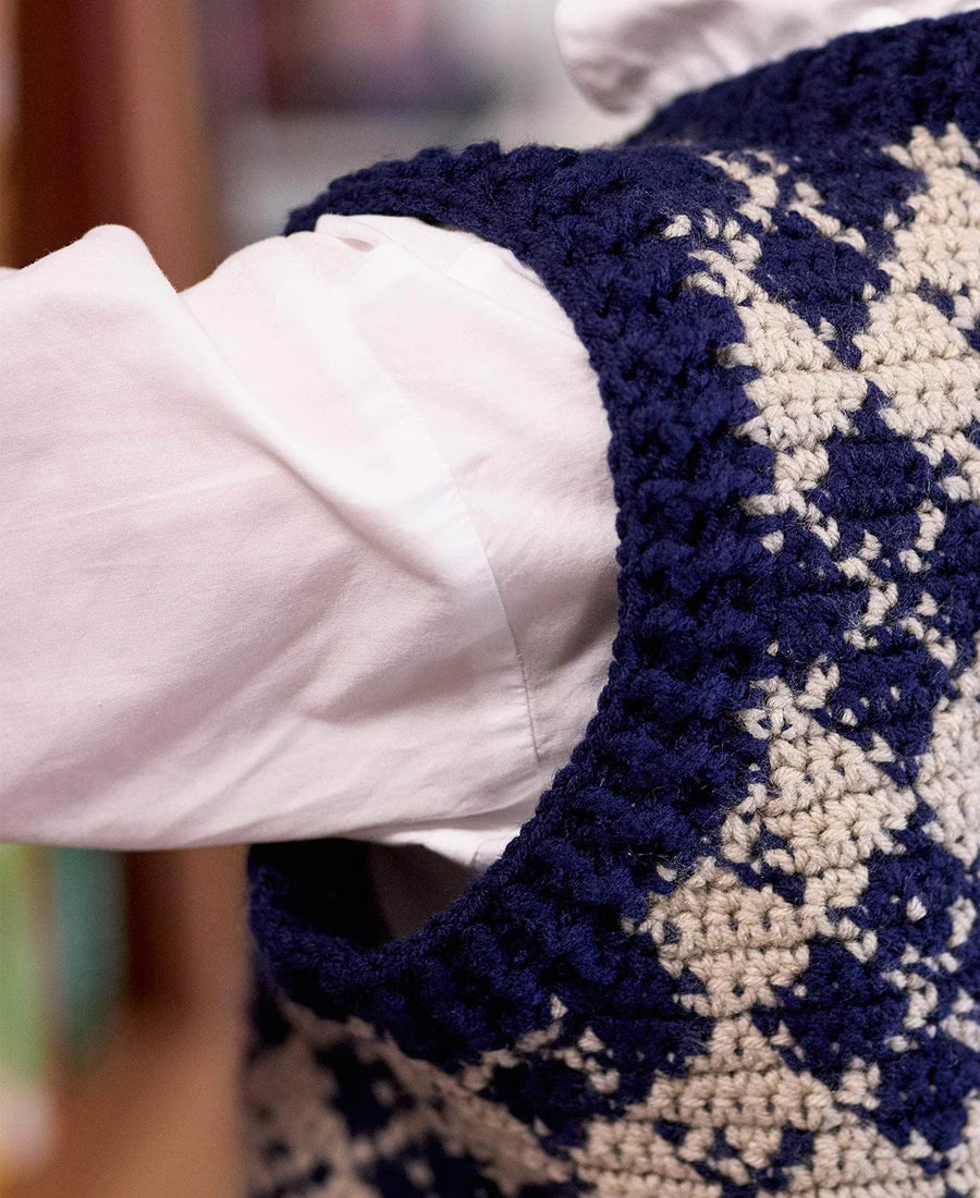 Free Argyle and Author Vest Pattern