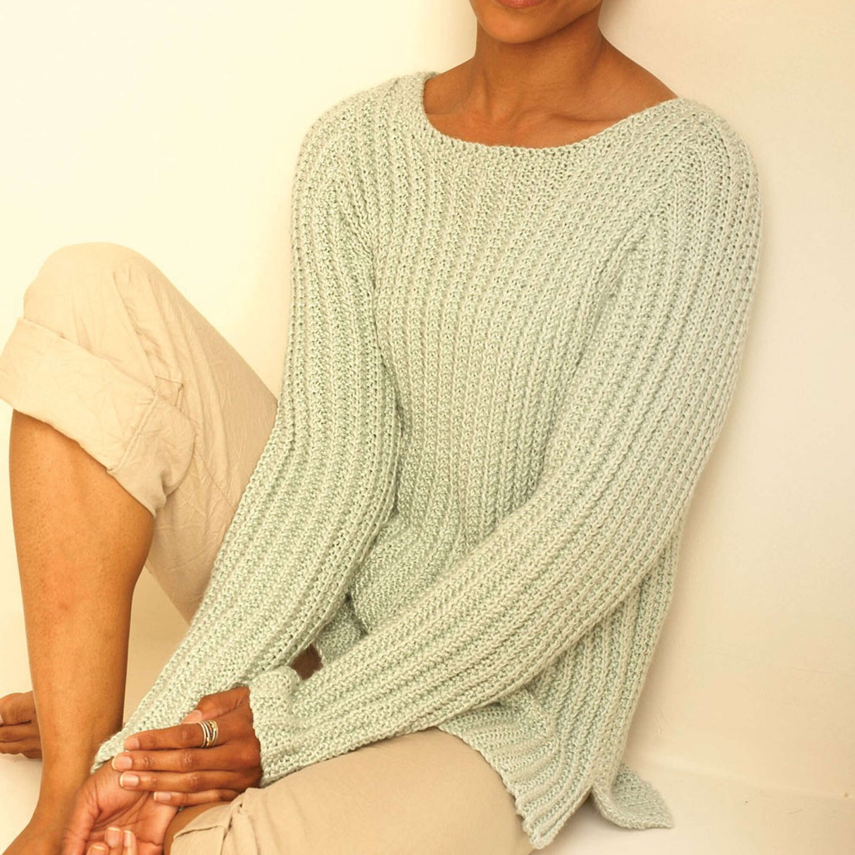 Free Satin Textured Pullover Pattern