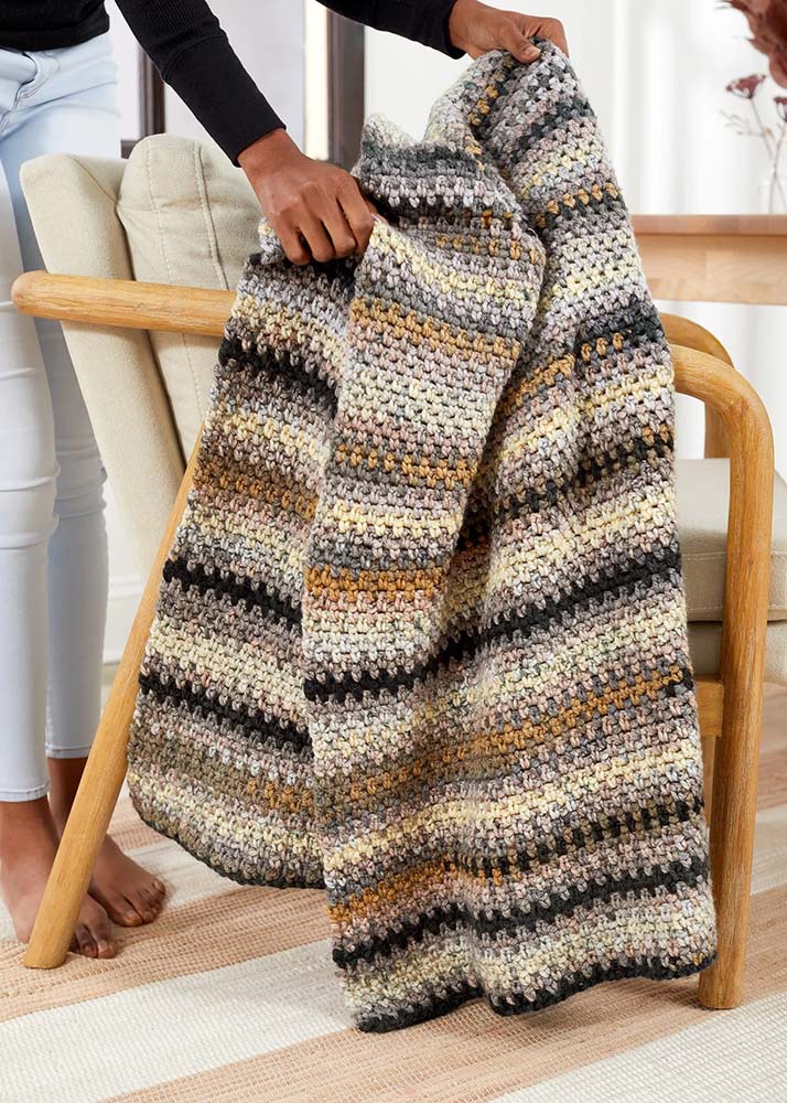Free Morning Coffee Throw Pattern
