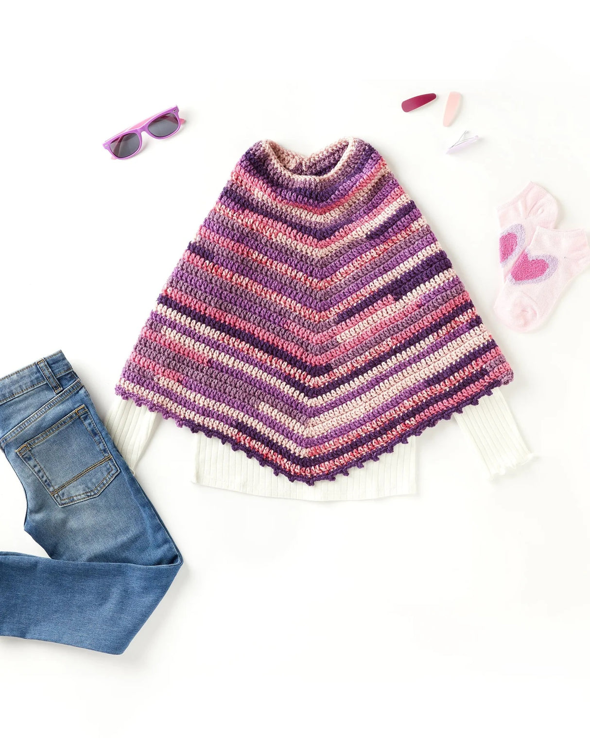 Modèle de poncho Sugarplum gratuit