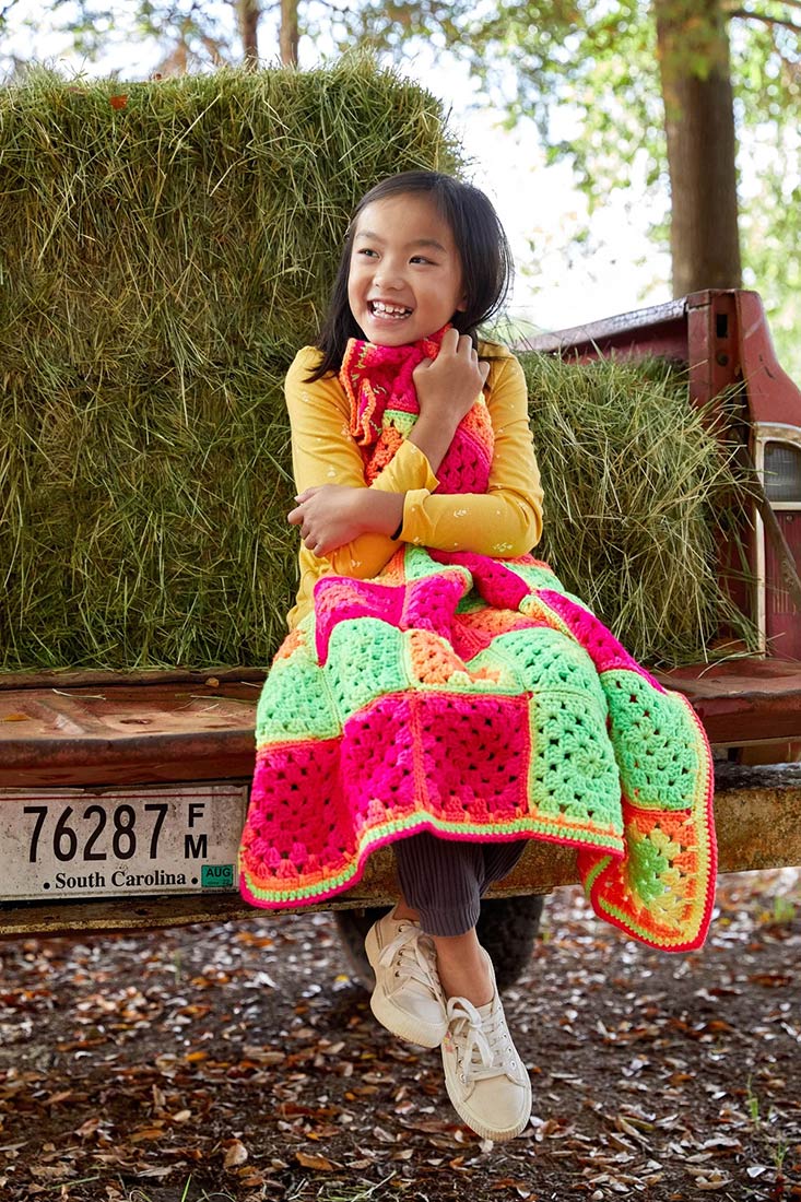 Free Granny Square Blanket Pattern