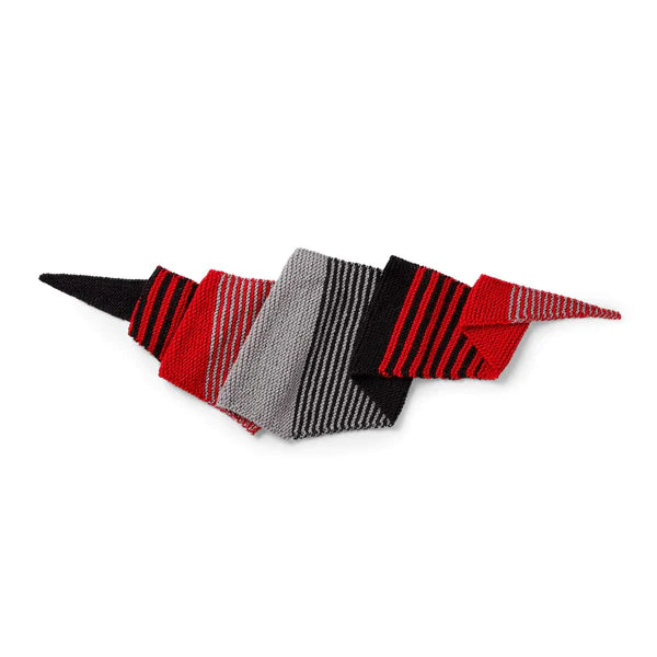 Free Red Heart Digital Painting Knit Shawl Pattern