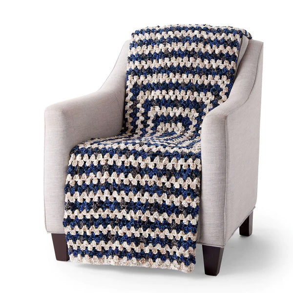 Free Bernat Crochet Granny Blanket Pattern