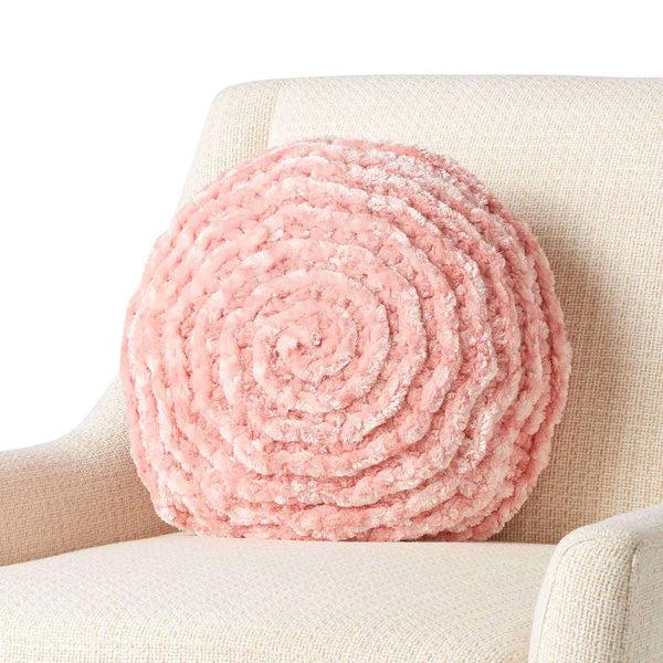 Free Bernat Crochet Corkscrew Cushion Pattern