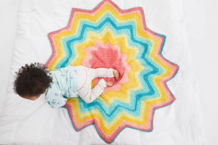 Free Starburst Blankie Pattern