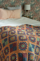 Free Retro Blanket Crochet Pattern
