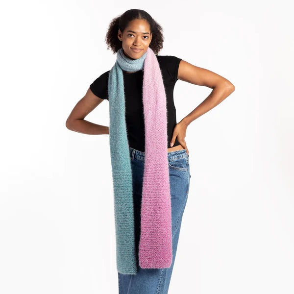 Free Knit Twisted Wrap Pattern