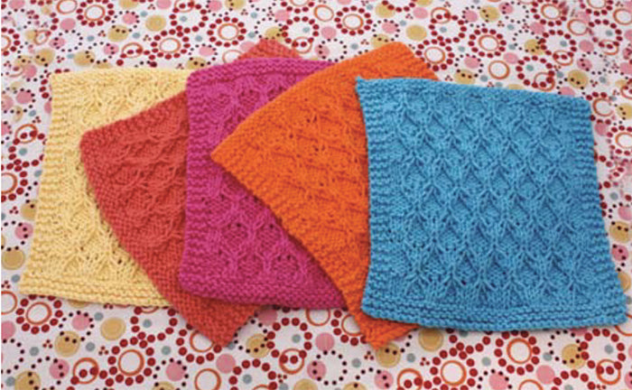 Free Honeycomb Check Dishcloth Pattern