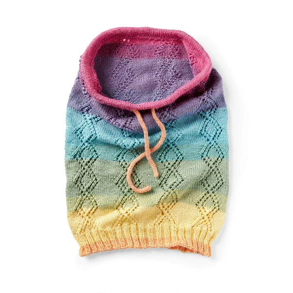 Free Crossed Lace Knit Snood Pattern