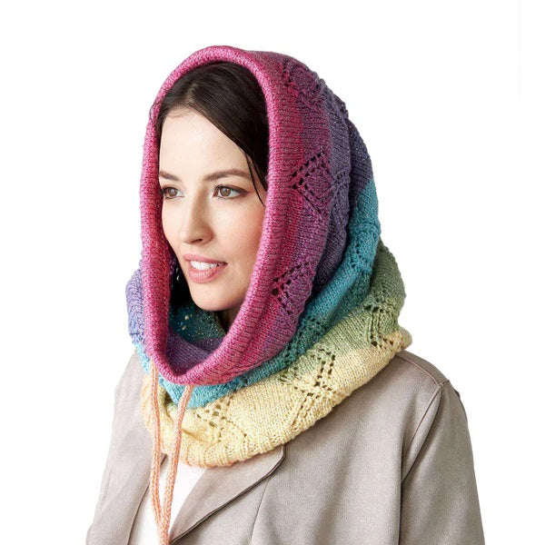 Free Crossed Lace Knit Snood Pattern