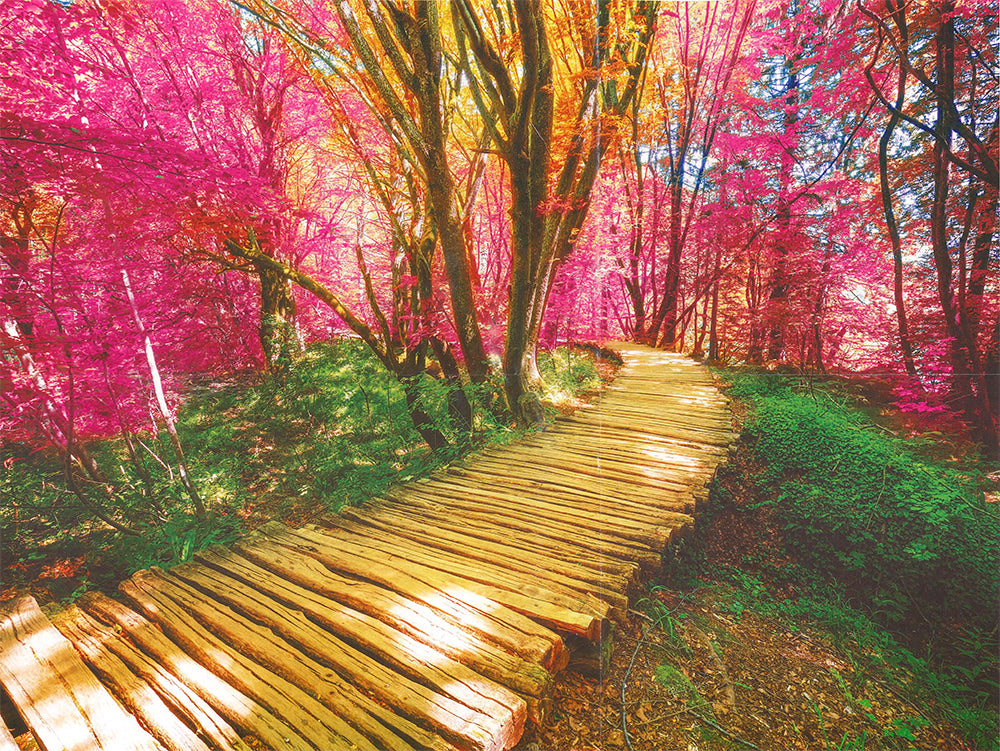 Flowering Trees, Plitvice Lakes Jigsaw Puzzle