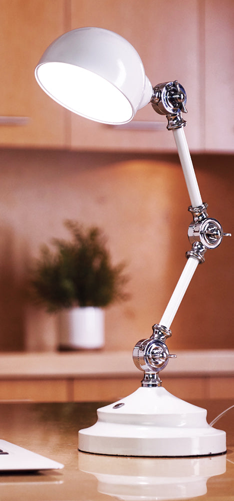Ottlite Revive LED White Desk Lamp