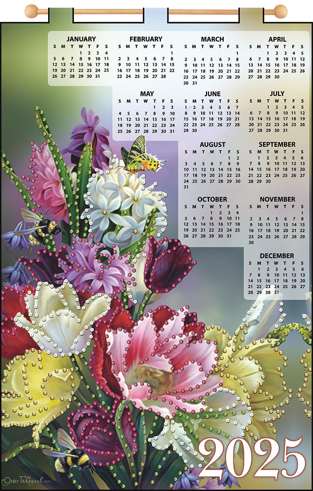 Bouquet 2025 Felt Calendar