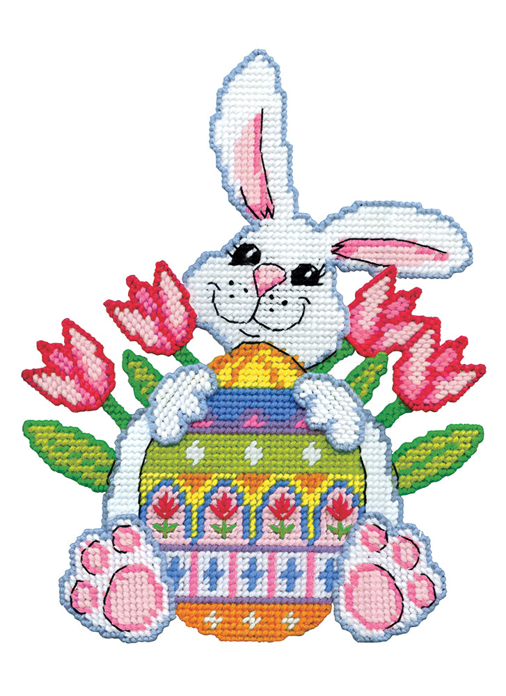 Bunny with Egg Plastic Canvas Wall Hanging Kit