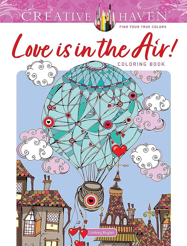 Love is in the Air Colouring Book