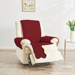 Lacey Solid Reversible Recliner Covers