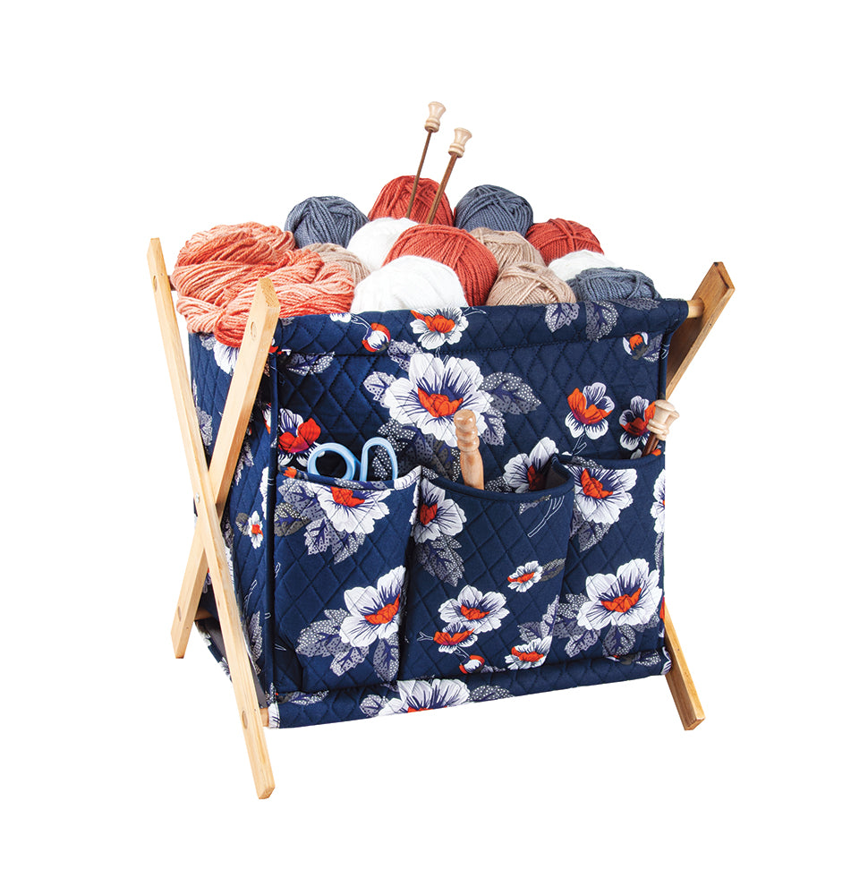 Elegant Blooms Yarn Caddy