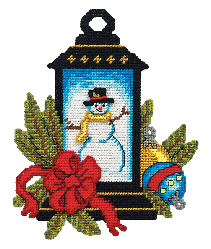 Lantern Plastic Canvas Wall Hanging Kit