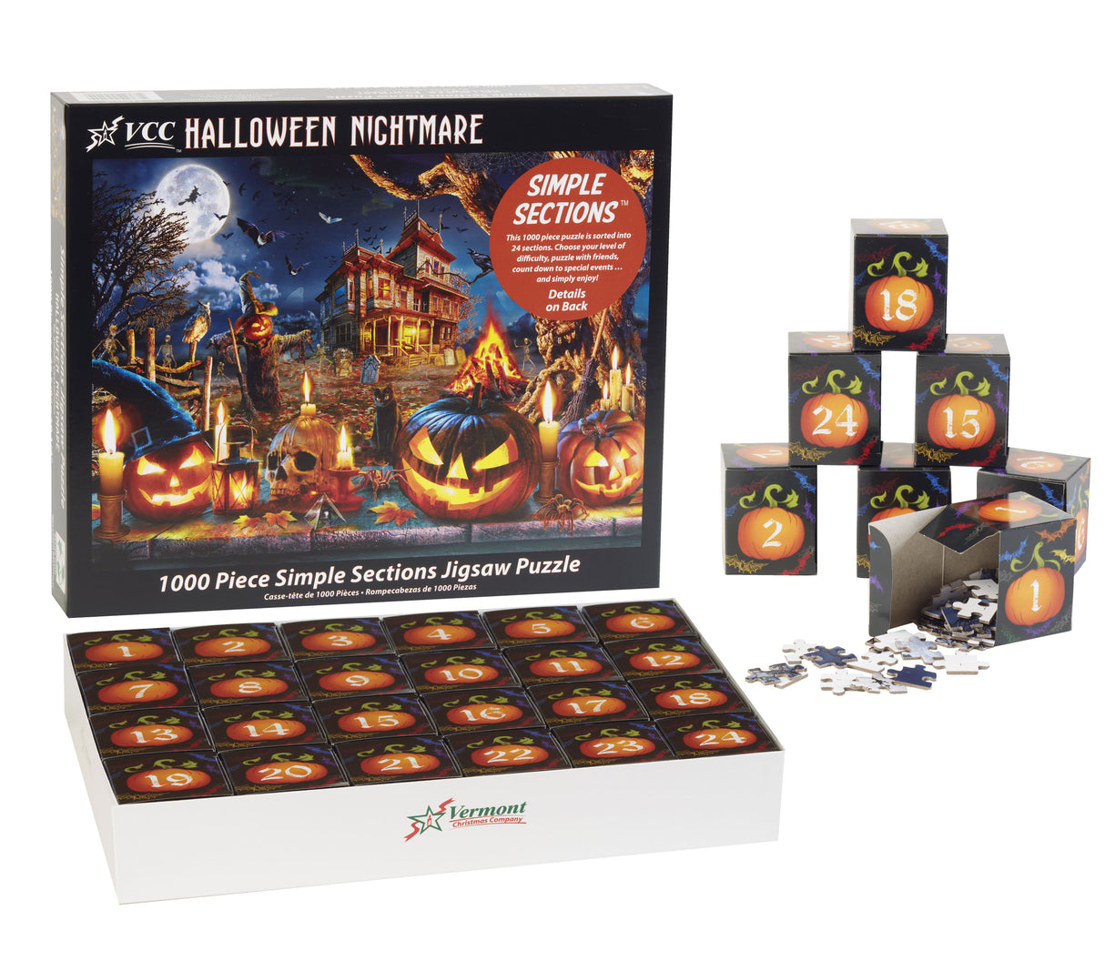 Halloween Nightmare Simple Sections Jigsaw Puzzle